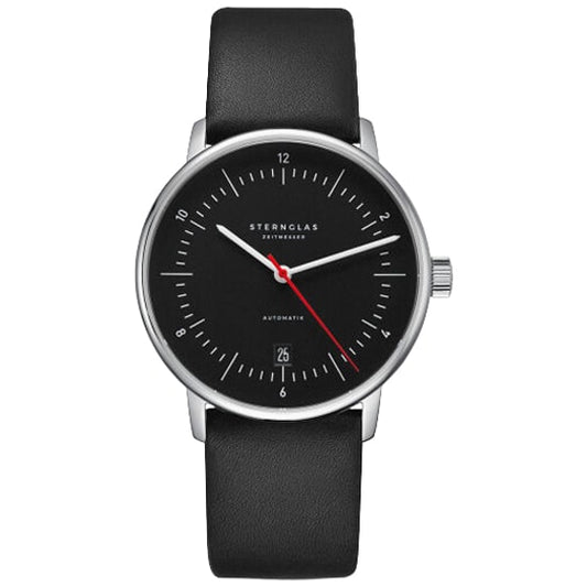 Zegarek Sternglas Naos Automatik - Black/Red