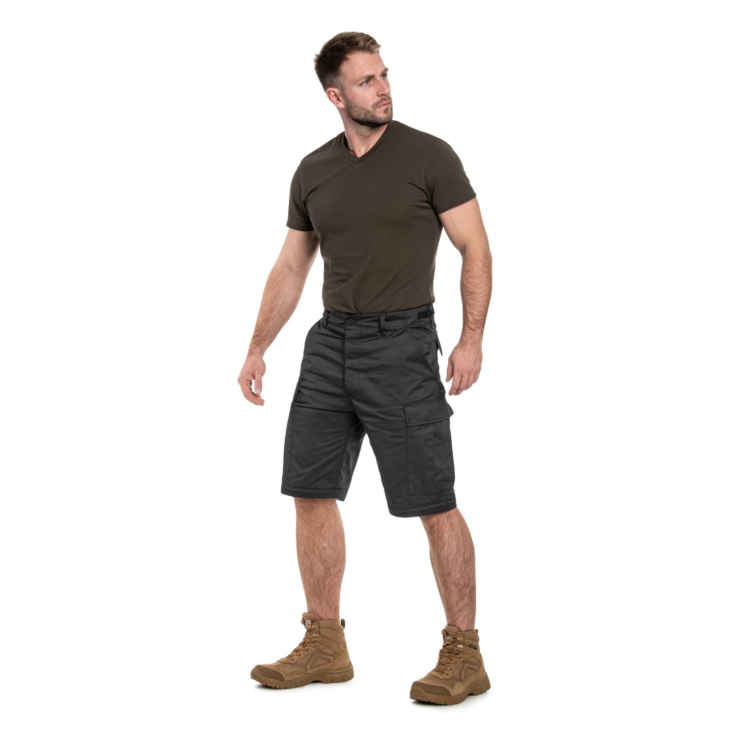 Spodnie trekkingowe 2w1 Mil-Tec BDU Zip-Off - Black