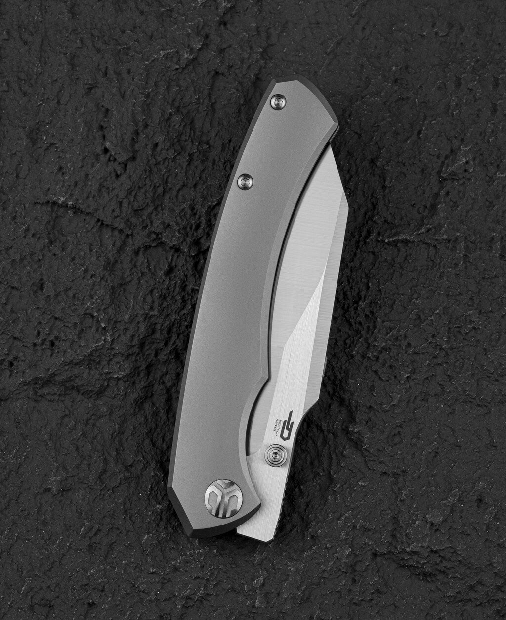 Nóż składany Bestech Clastic - Satin/White Bead Blast