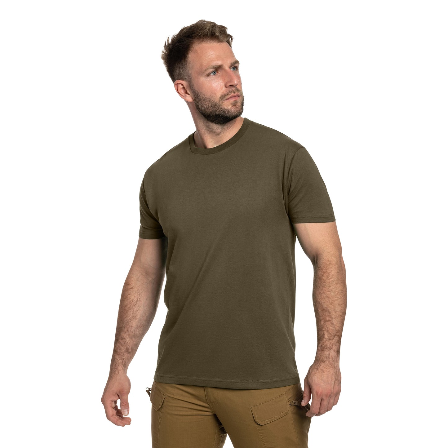 Koszulka wojskowa T-shirt Black/Khaki/White - 3 szt.