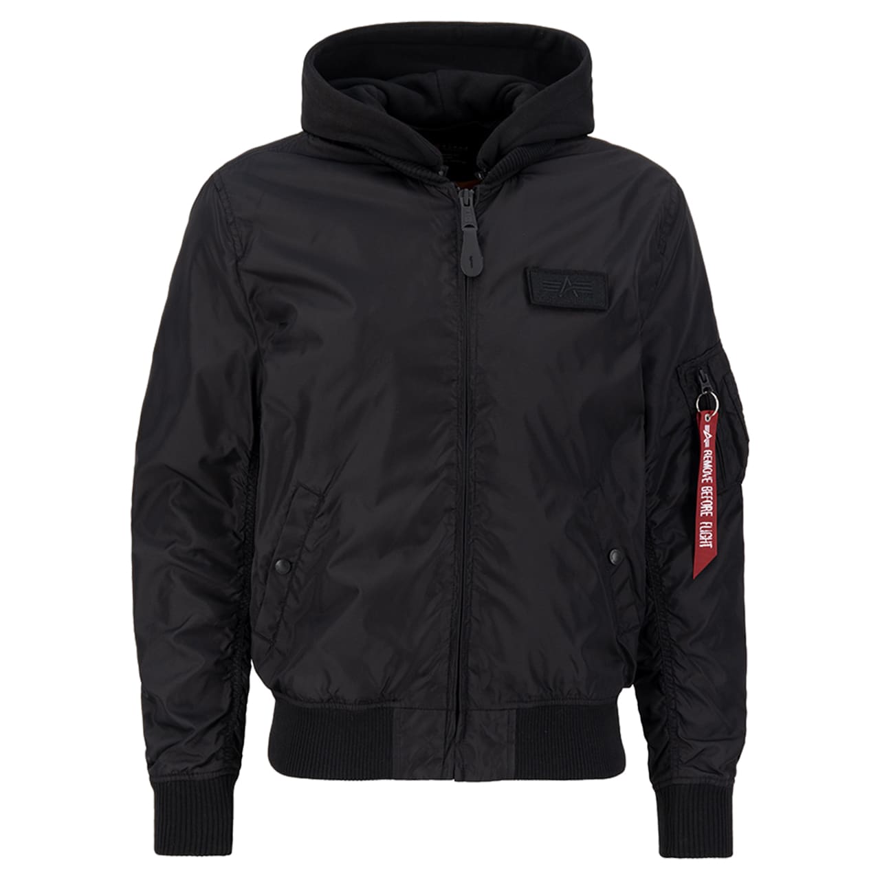 Kurtka Alpha Industries MA-1 TT Hood - Black/Black