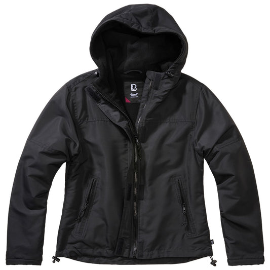 Kurtka damska Brandit Windbreaker Frontzip - Black