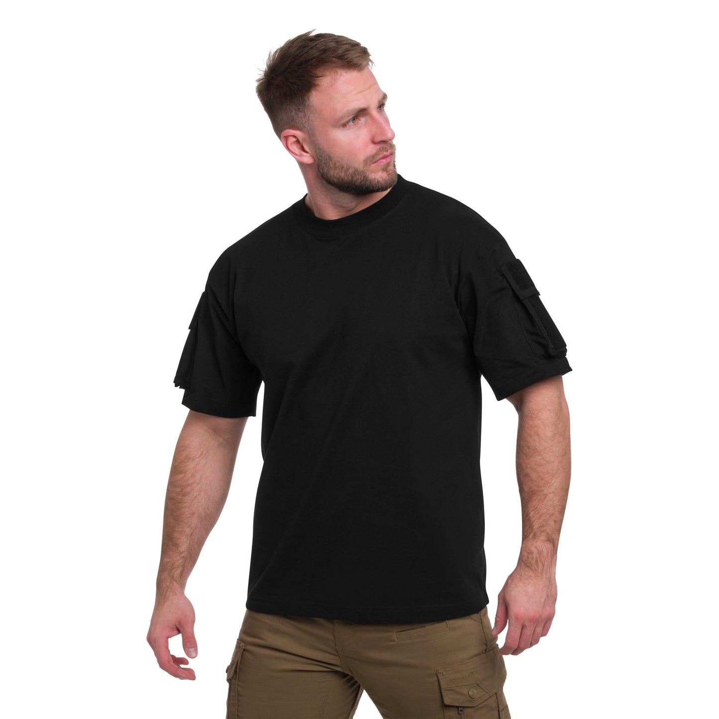 Koszulka T-shirt MFH z kieszeniami - Black