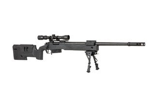 Karabin snajperski ASG Specna Arms SA-S03 CORE z lunetą i dwójnogiem - czarny