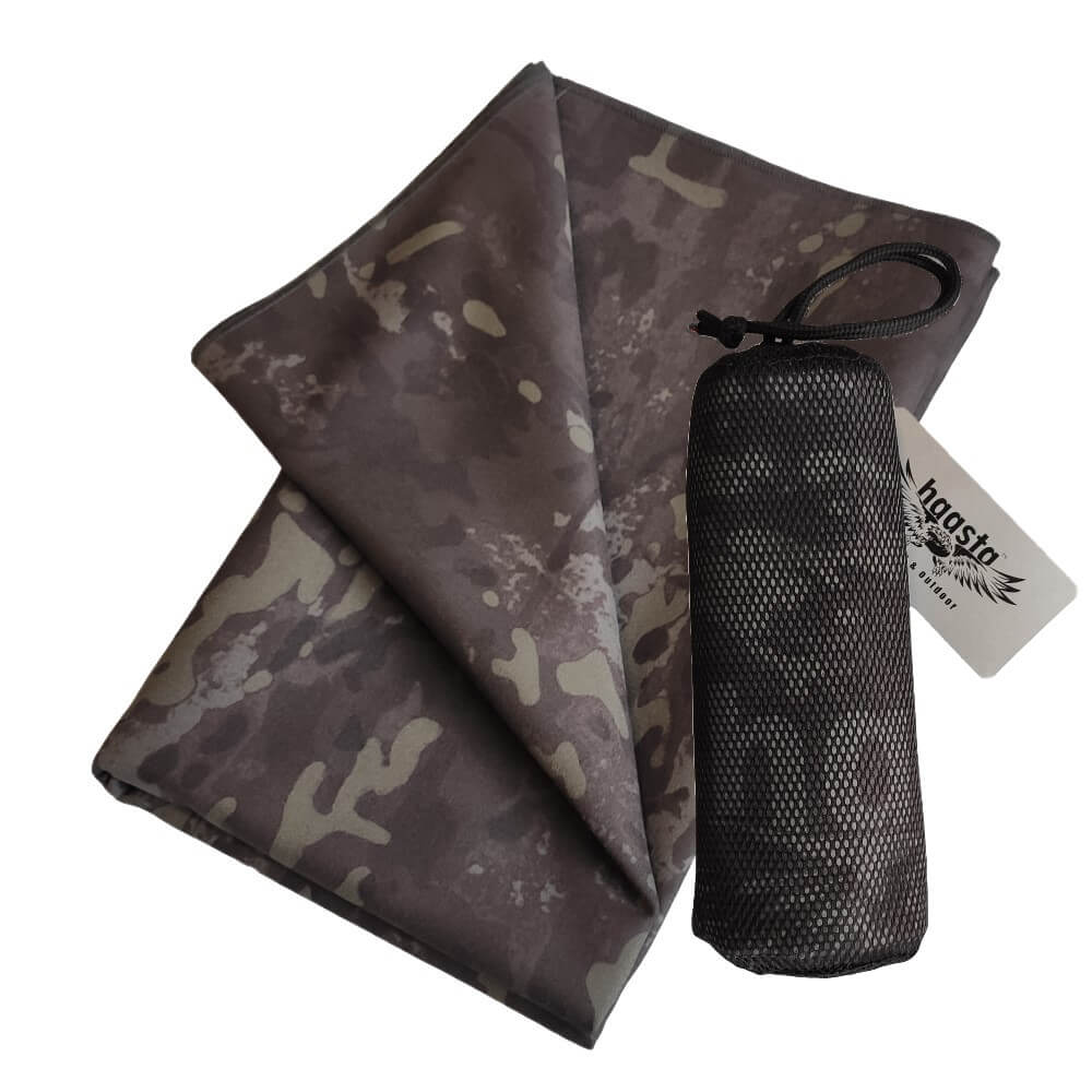 Ręcznik szybkoschnący Haasta 150 x 65 cm - Arid MC Camo Black