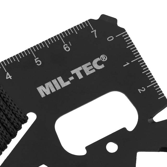 Karta survivalowa Mil-Tec z linką i pokrowcem