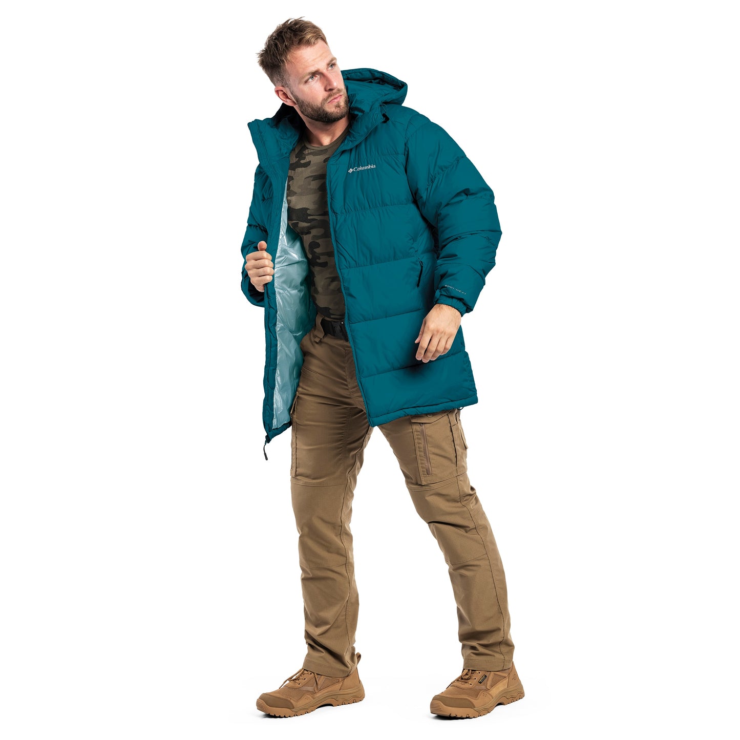 Kurtka Columbia Pike Lake Puffer Parka - Night Wave