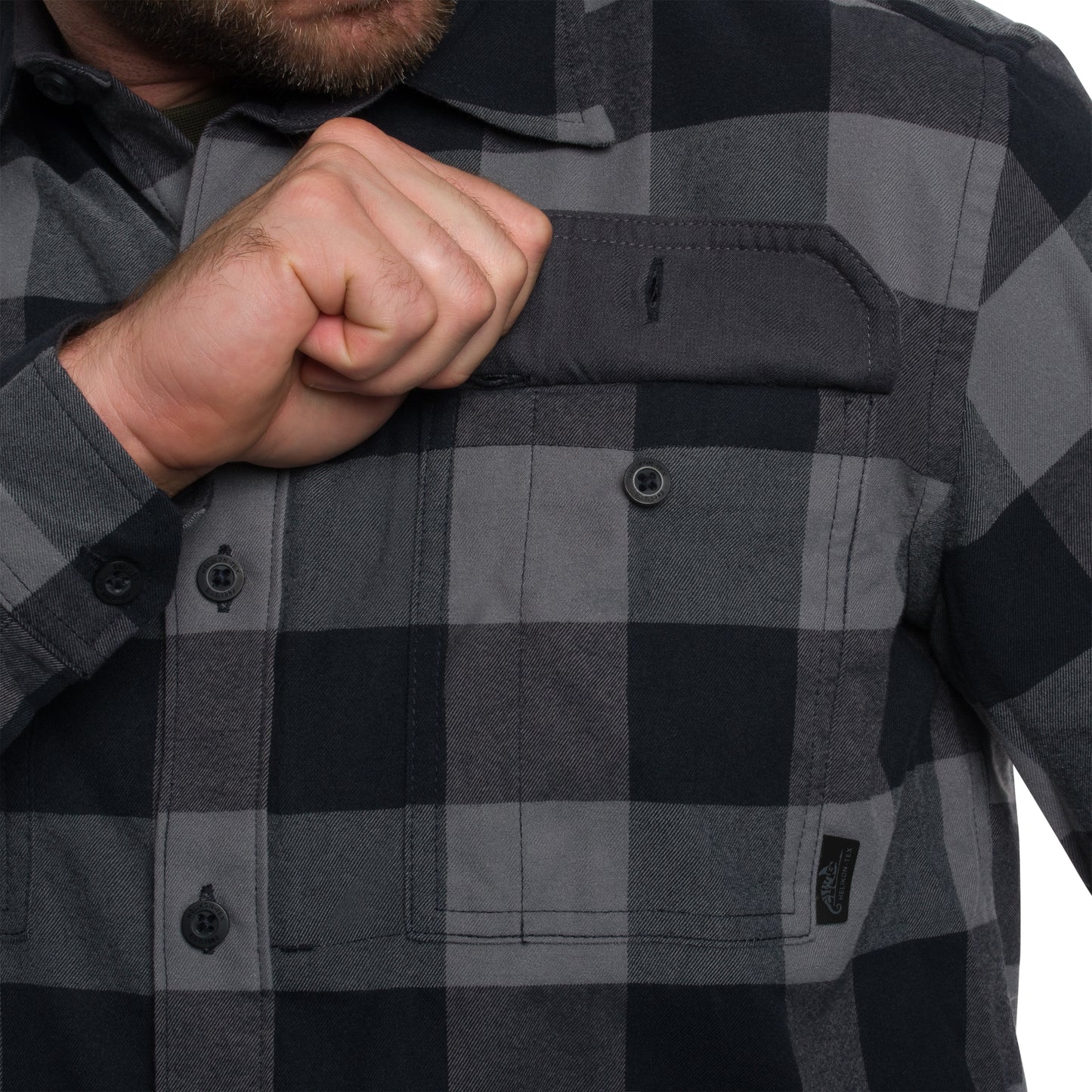 Koszula Helikon Greyman - True Grey Checkered