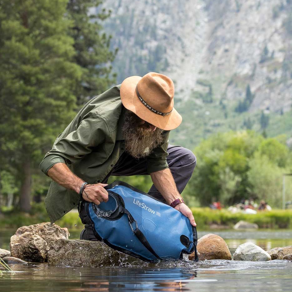 Filtr do wody LifeStraw Peak Flex Gravity Water Filter System 8 L - Mountain Blue