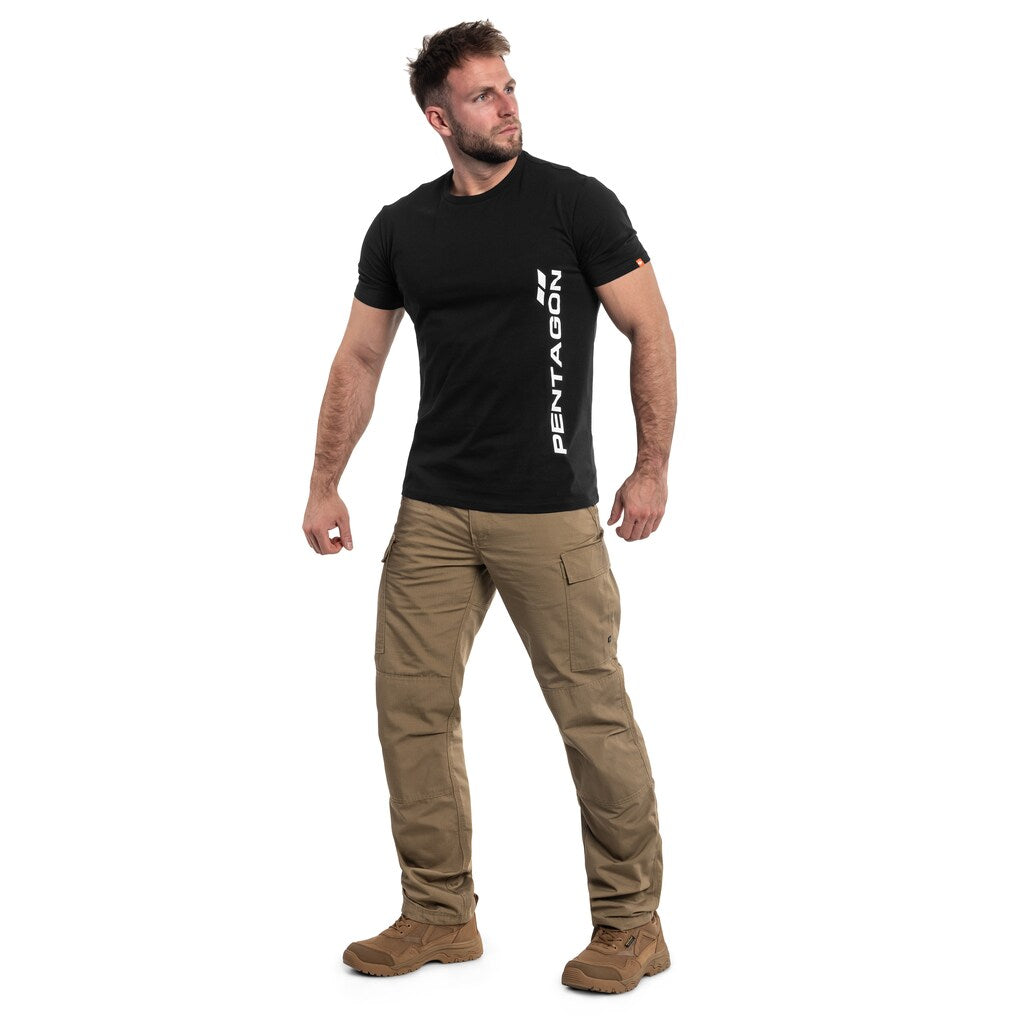 Koszulka T-shirt Pentagon Ageron "Vertical" - Black