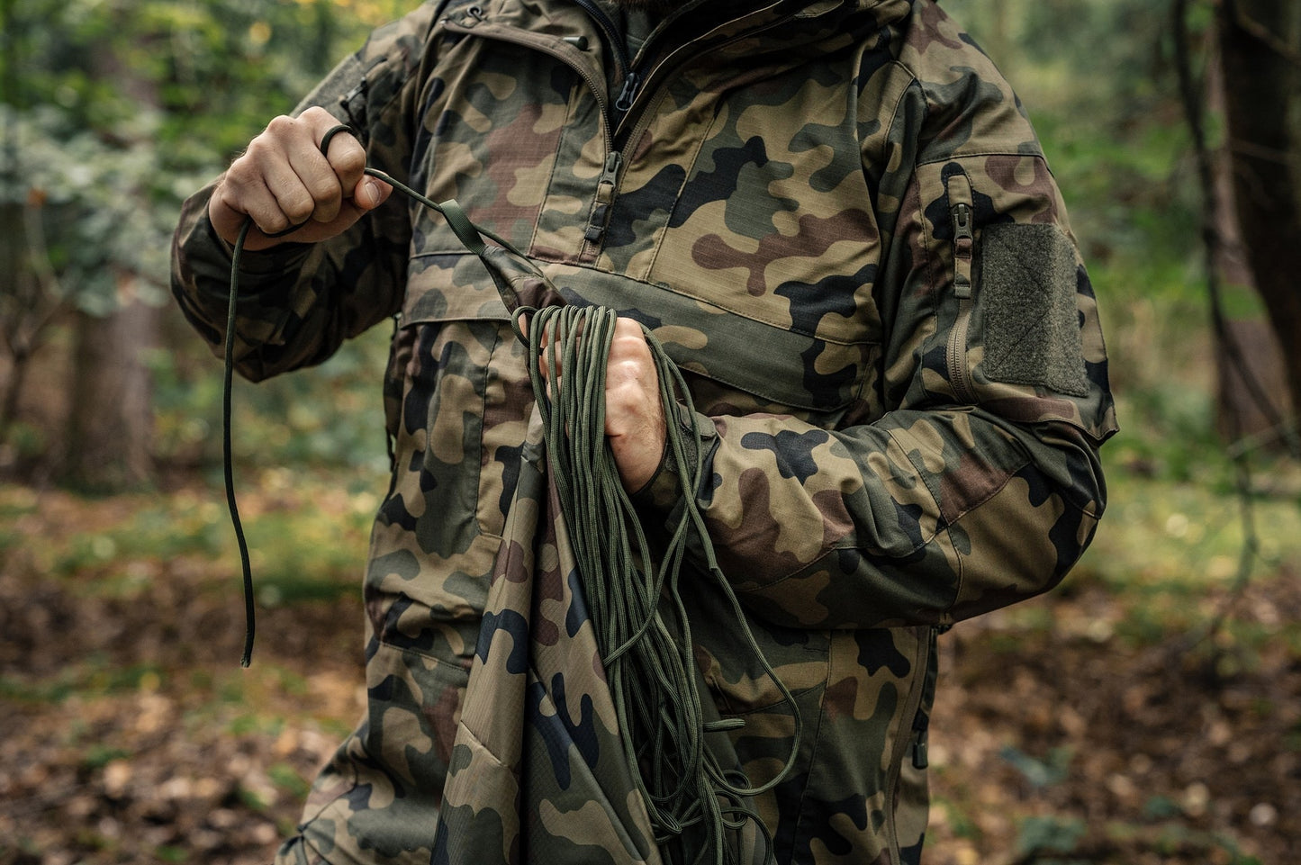 Linka spadochronowa Paracord Badger Outdoor 550 30 m - Olive