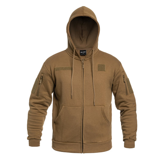 Bluza Mil-Tec Tactical Hoodie Zipper Coyote