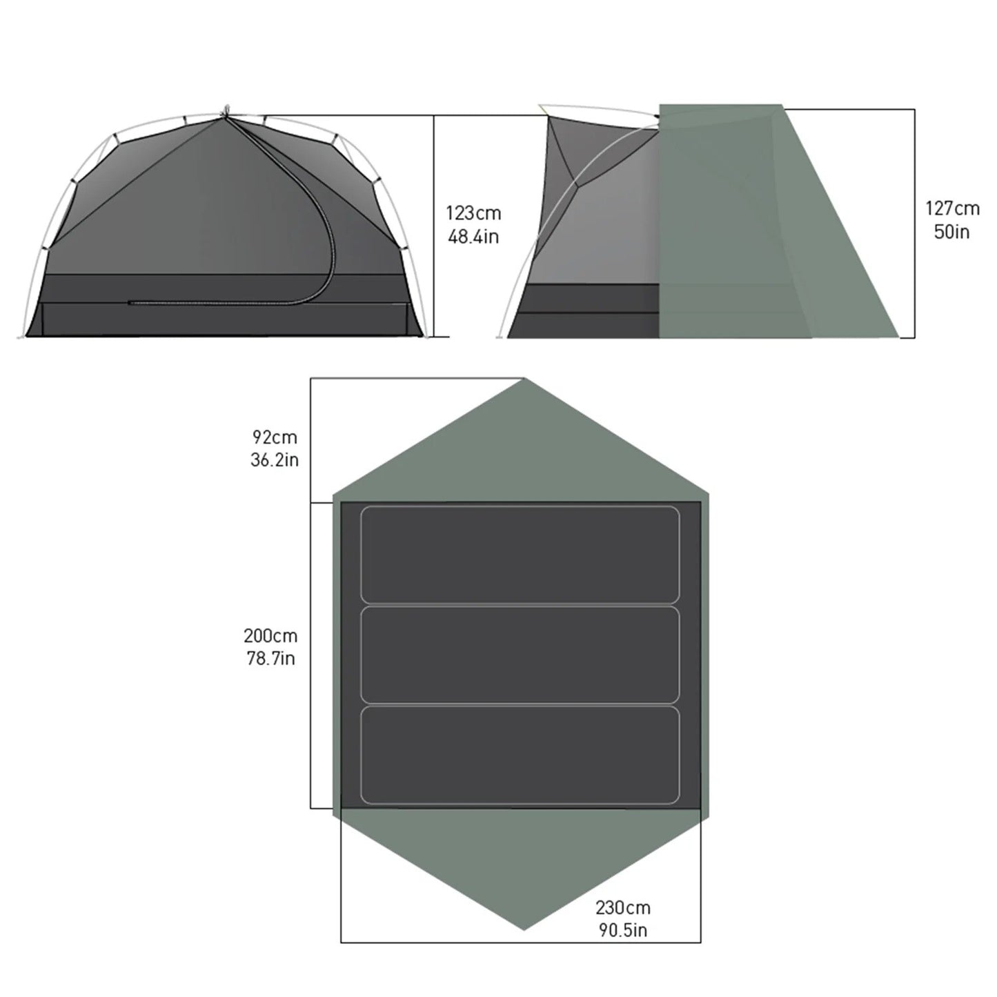 Namiot 3-osobowy Sea To Summit Ikos Lightweight Tent TR3