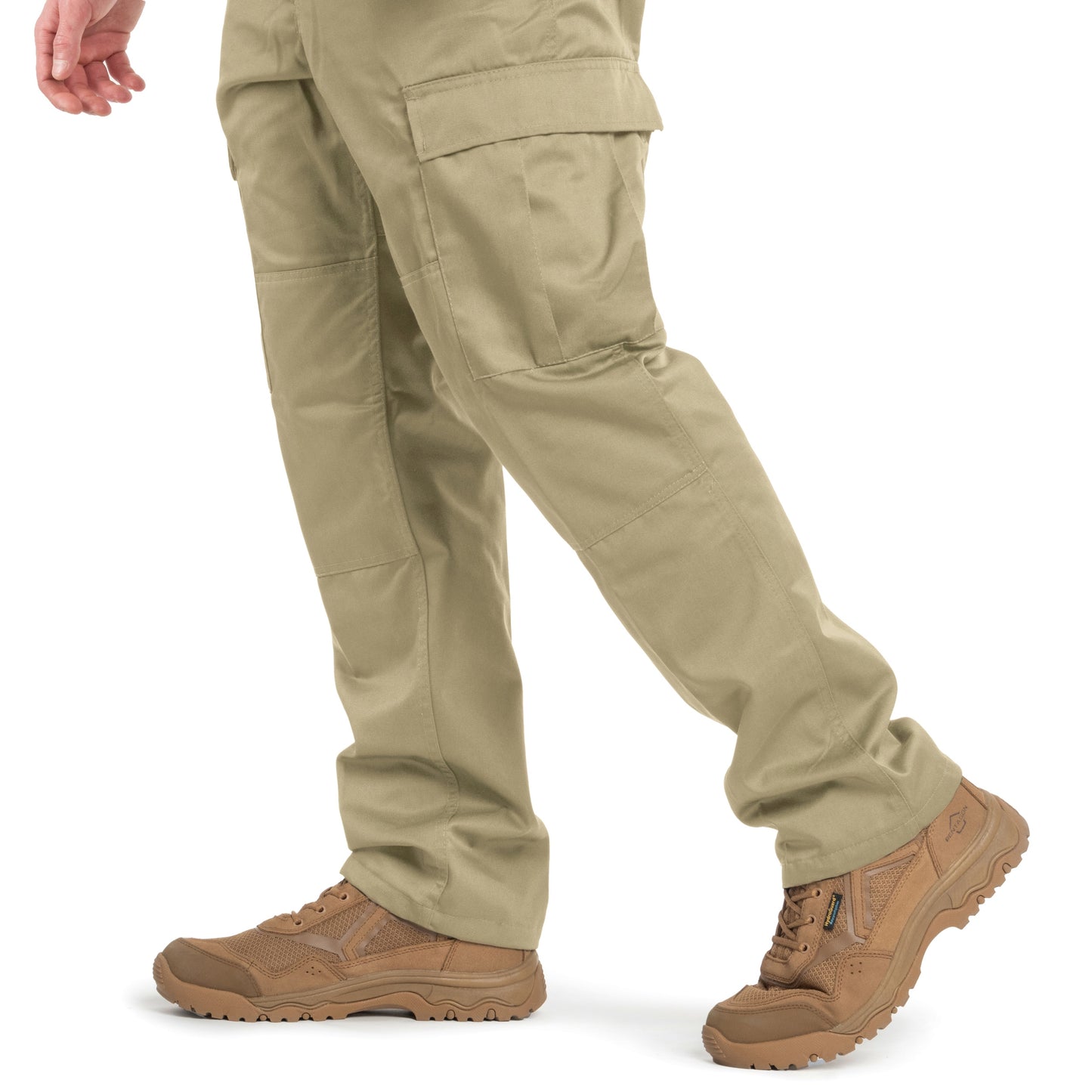 Spodnie wojskowe MFH wzmacniane US Combat BDU - Khaki