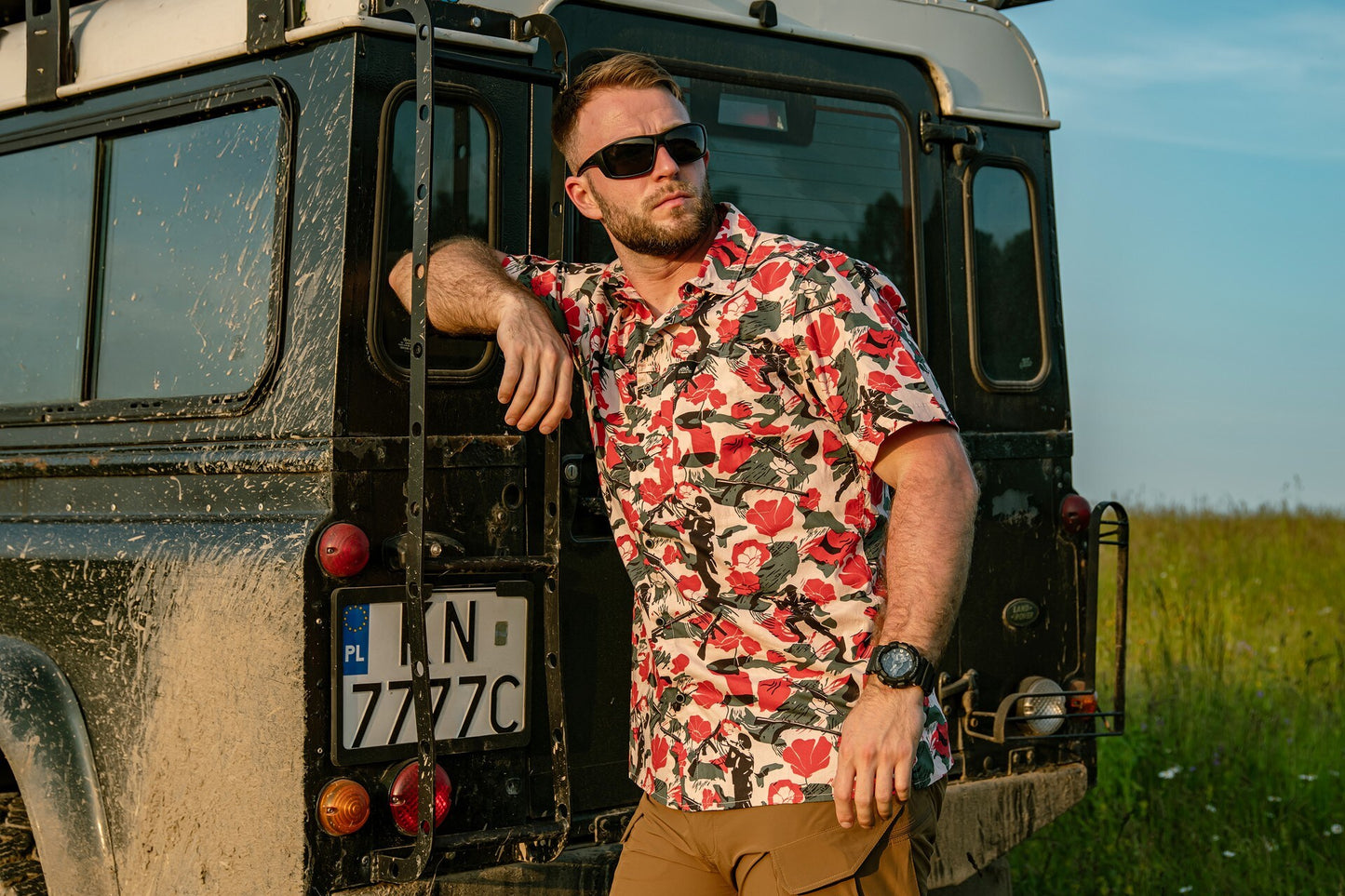 Koszula Helikon Tactical Hawaiian Short Sleeve - Cassino