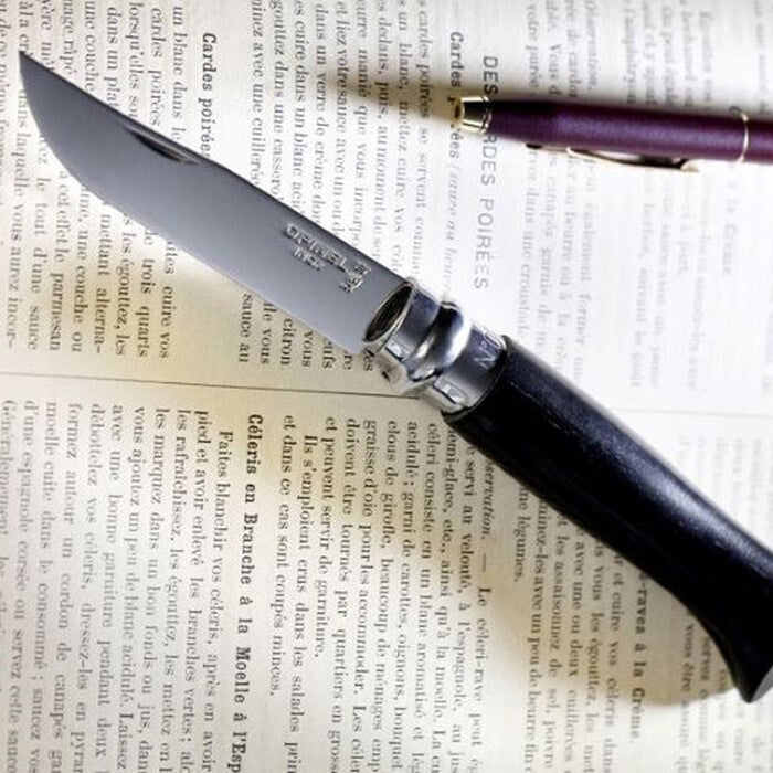 Nóż składany Opinel No.8 INOX Luxury Ebony Box