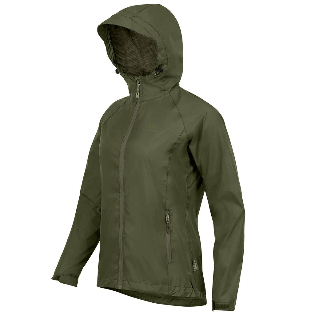 Kurtka damska Highlander Outdoor Stow & Go Pack Away - Olive Green
