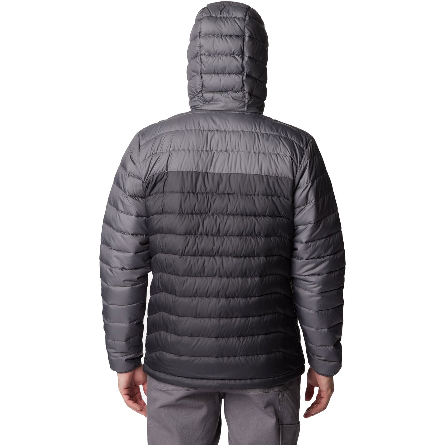 Kurtka Columbia Powder Lite Hooded Jacket - Shark/City Grey