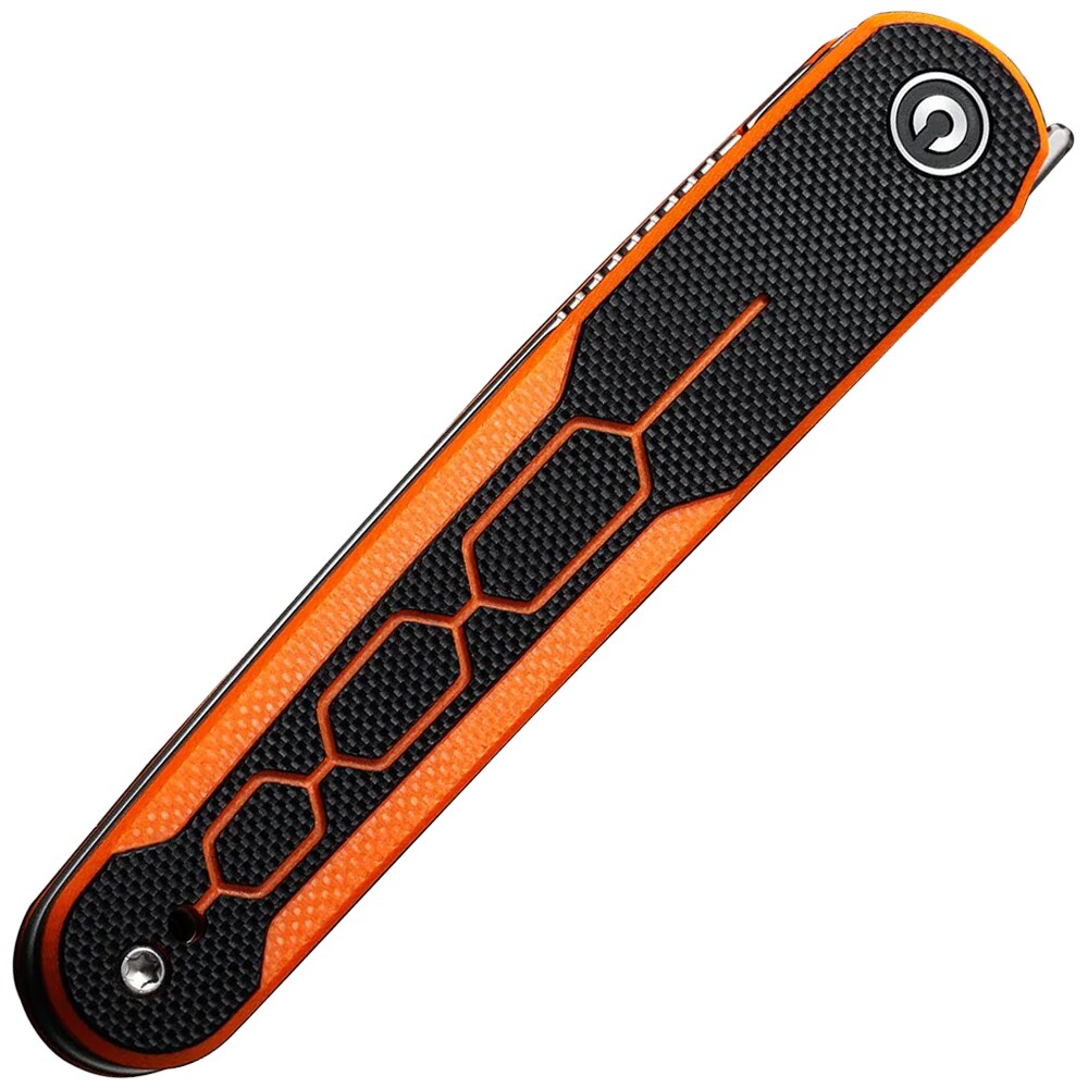 Nóż składany Civivi Kwaiq Nitro-V - Orange/Black G10/Satin