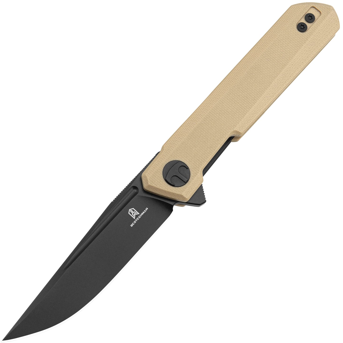 Nóż składany Bestechman Mini Dundee - Khaki/Black DLC