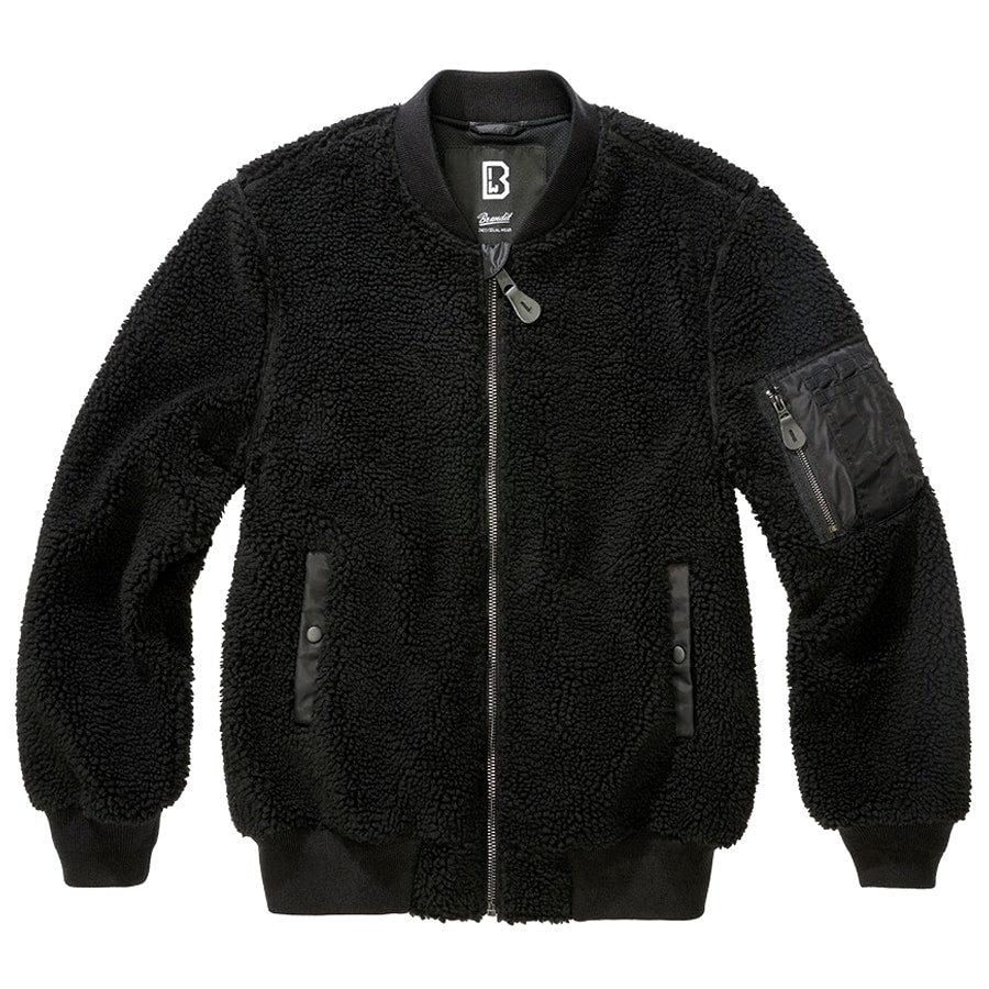 Kurtka Brandit MA1 Sherpa Jacket - Black