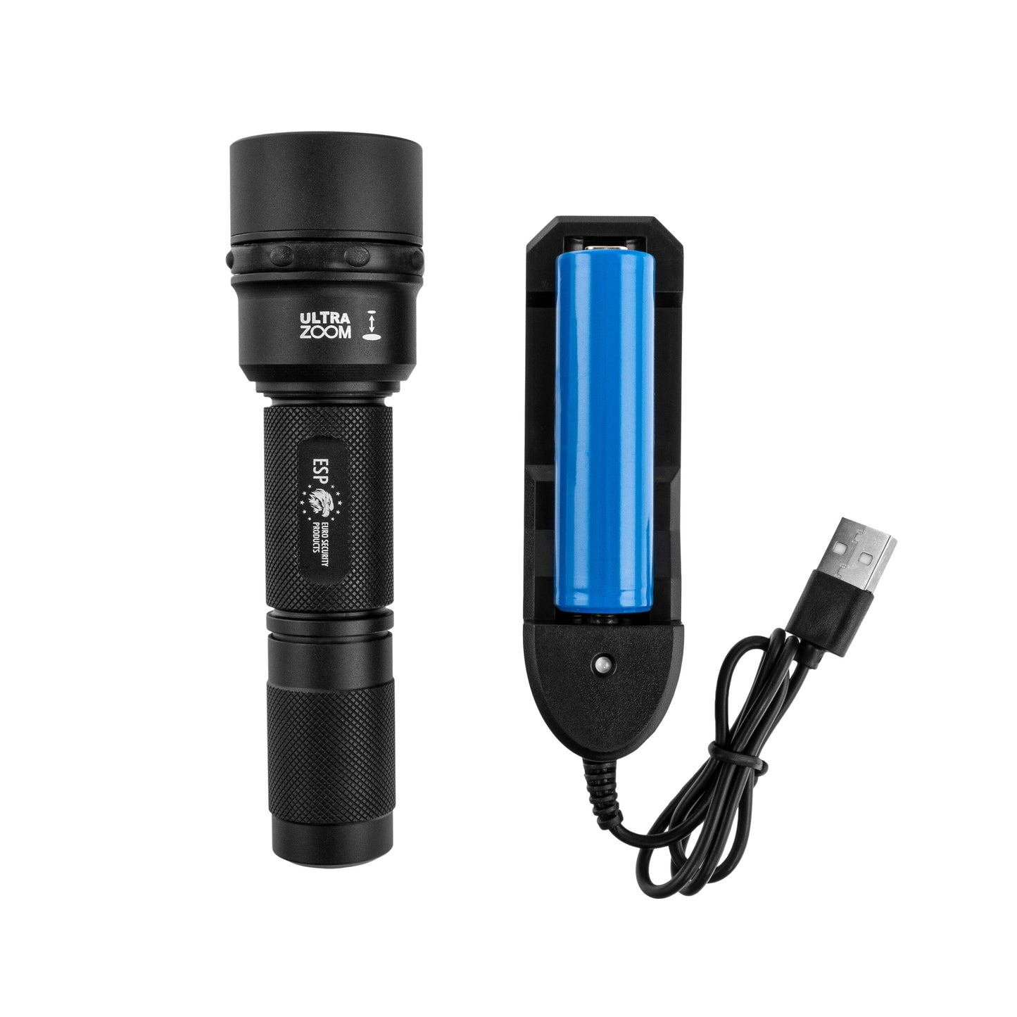 Latarka taktyczna ESP Helios Ultrazoom-4R - 200 lumenów