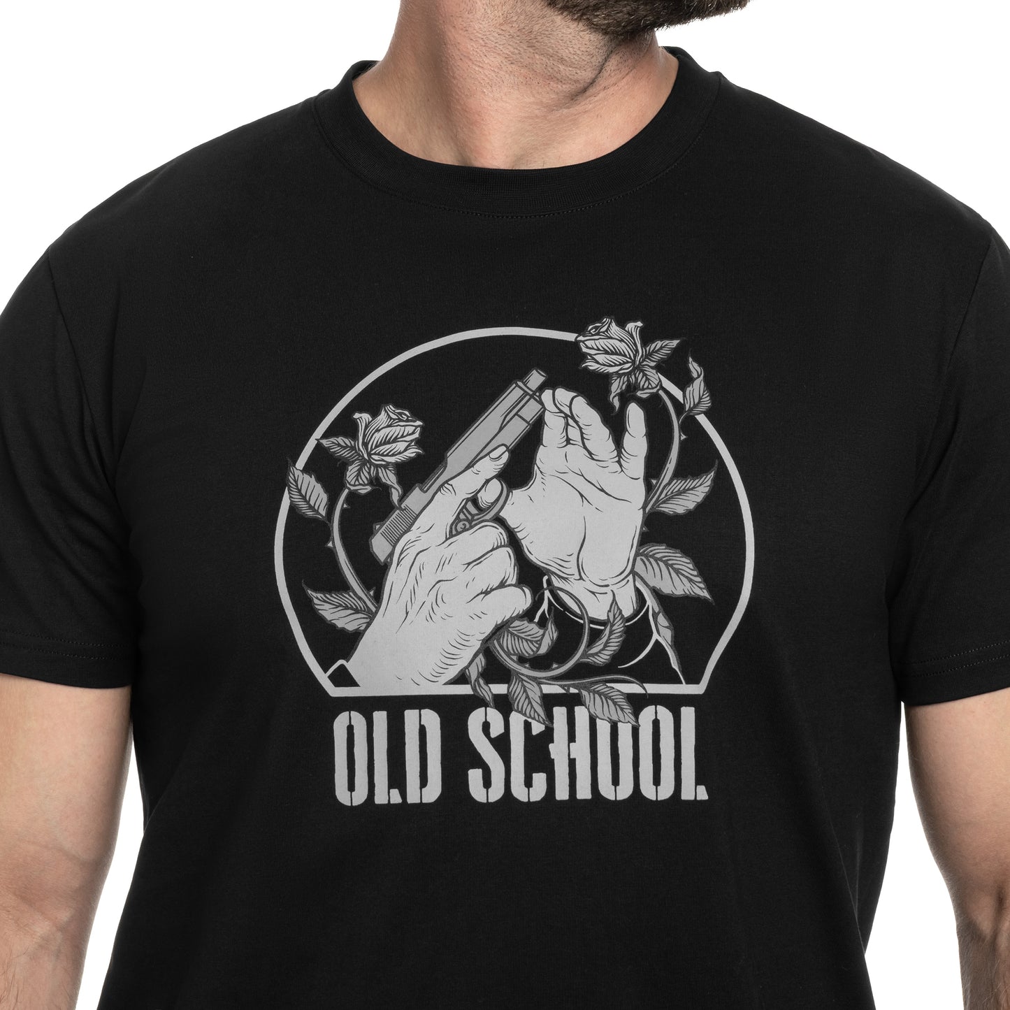 Koszulka T-Shirt Helikon Old School - Black