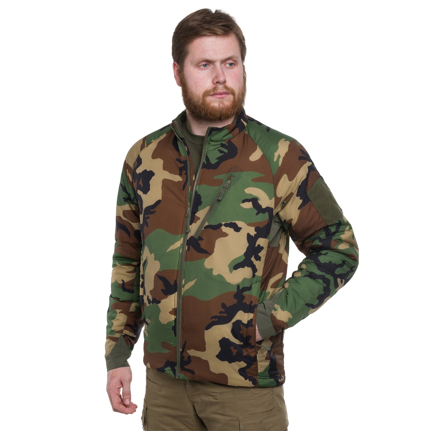 Kurtka Helikon Wolfhound Climashield Apex - US Woodland