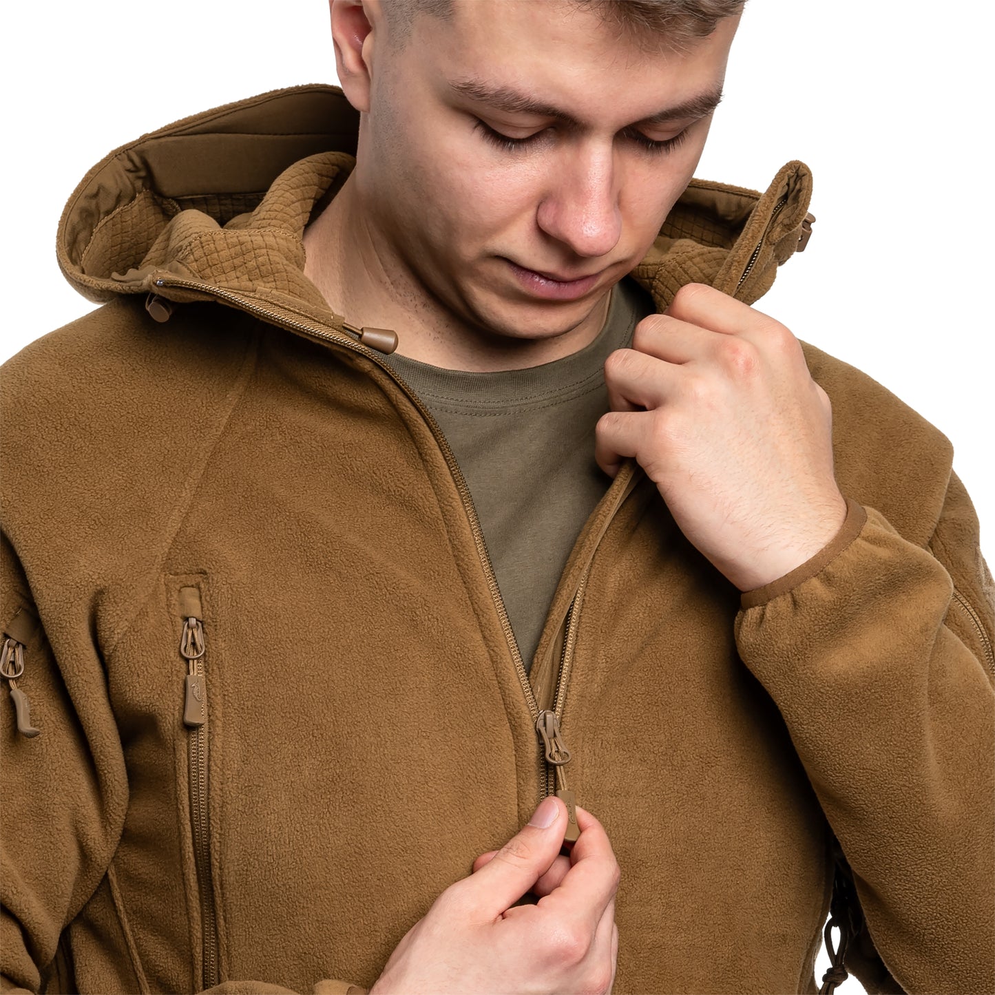 Polar Helikon Patriot Mk2 Hybrid Fleece - Coyote
