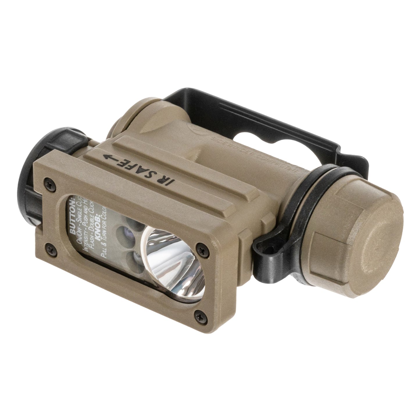Latarka na hełm Streamlight Sidewinder Compact II Coyote - 55 lumenów