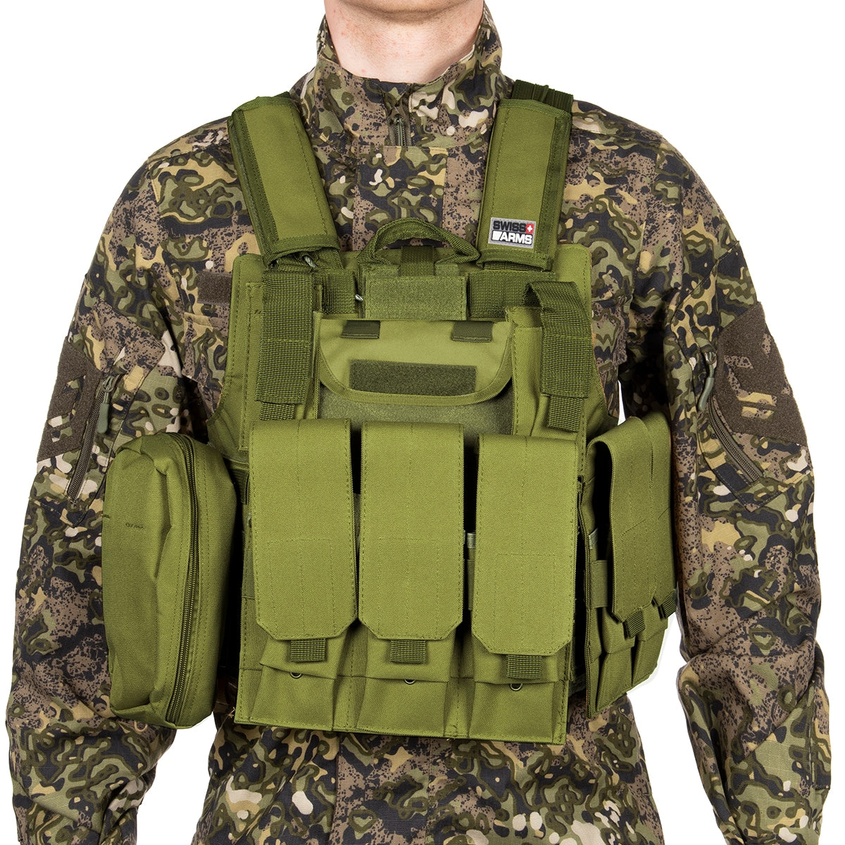 Kamizelka taktyczna CyberGun Swiss Arms Ciras - OD