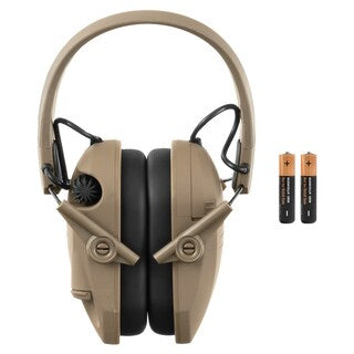 Ochronniki słuchu aktywne Walker's Razor Tacti-Grip - Flat Dark Earth
