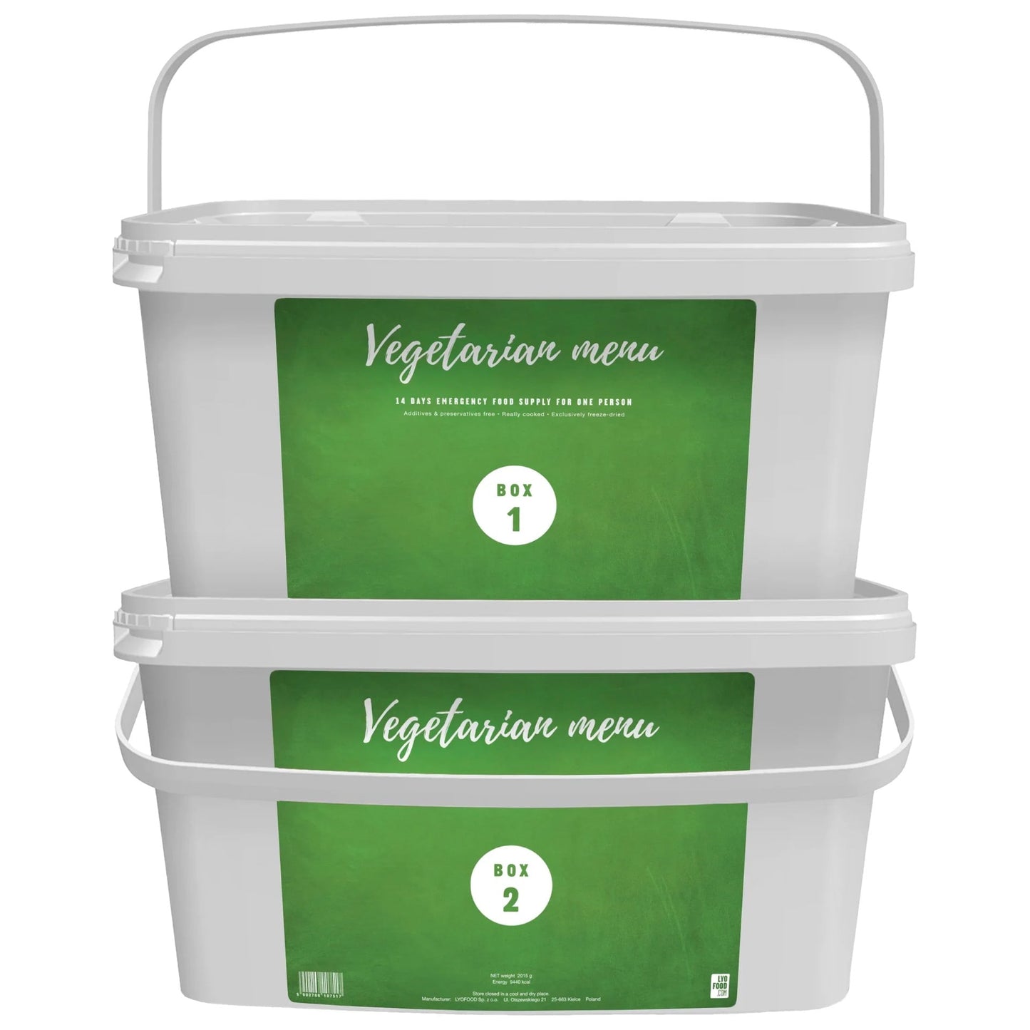 Żywność liofilizowana LYOFOOD 14-dniowy pakiet żywnościowy - wegetariański