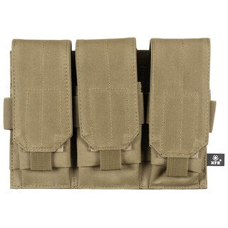 Potrójna ładownica MFH Ammo Pouch Triple MOLLE - Coyote