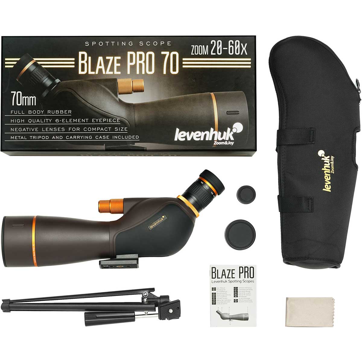 Luneta obserwacyjna Levenhuk Blaze Pro 20-60x70