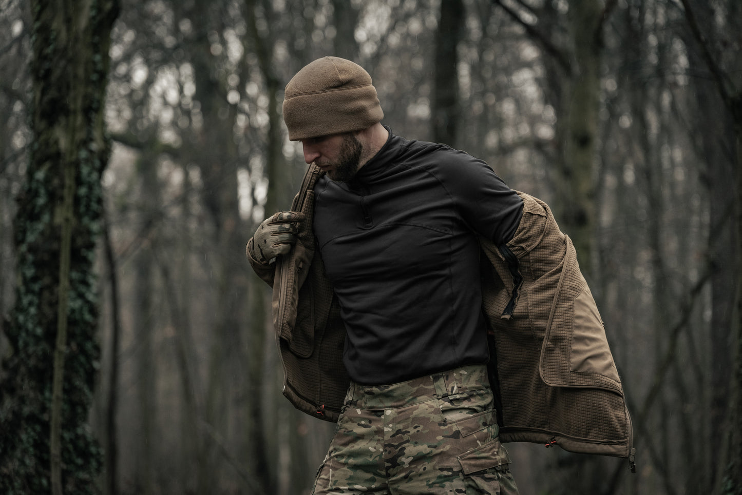Koszulka termoaktywna Military Wear Tactical Level 2 - Black