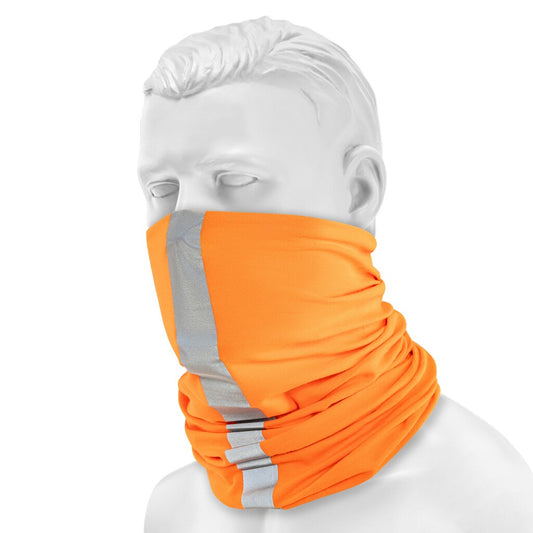 Chusta ochronna Buff Safety Original Ecostretch Reflective - Orange Fluor