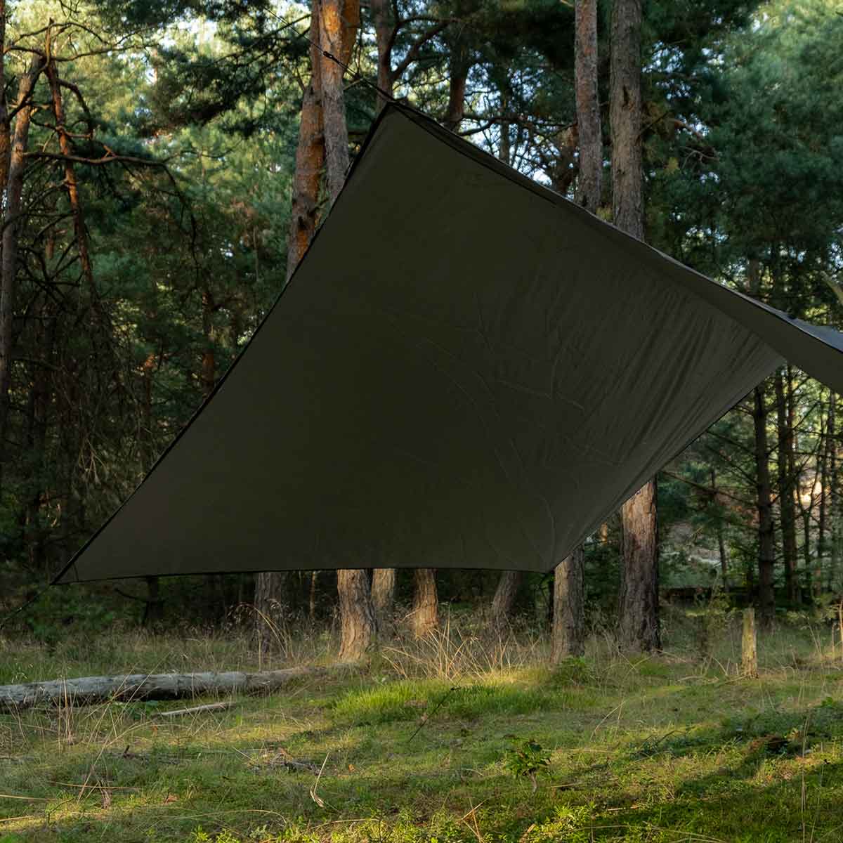 Płachta biwakowa TigerWood Termo Tarp StingRay 3,6 x 2,8 m - Black