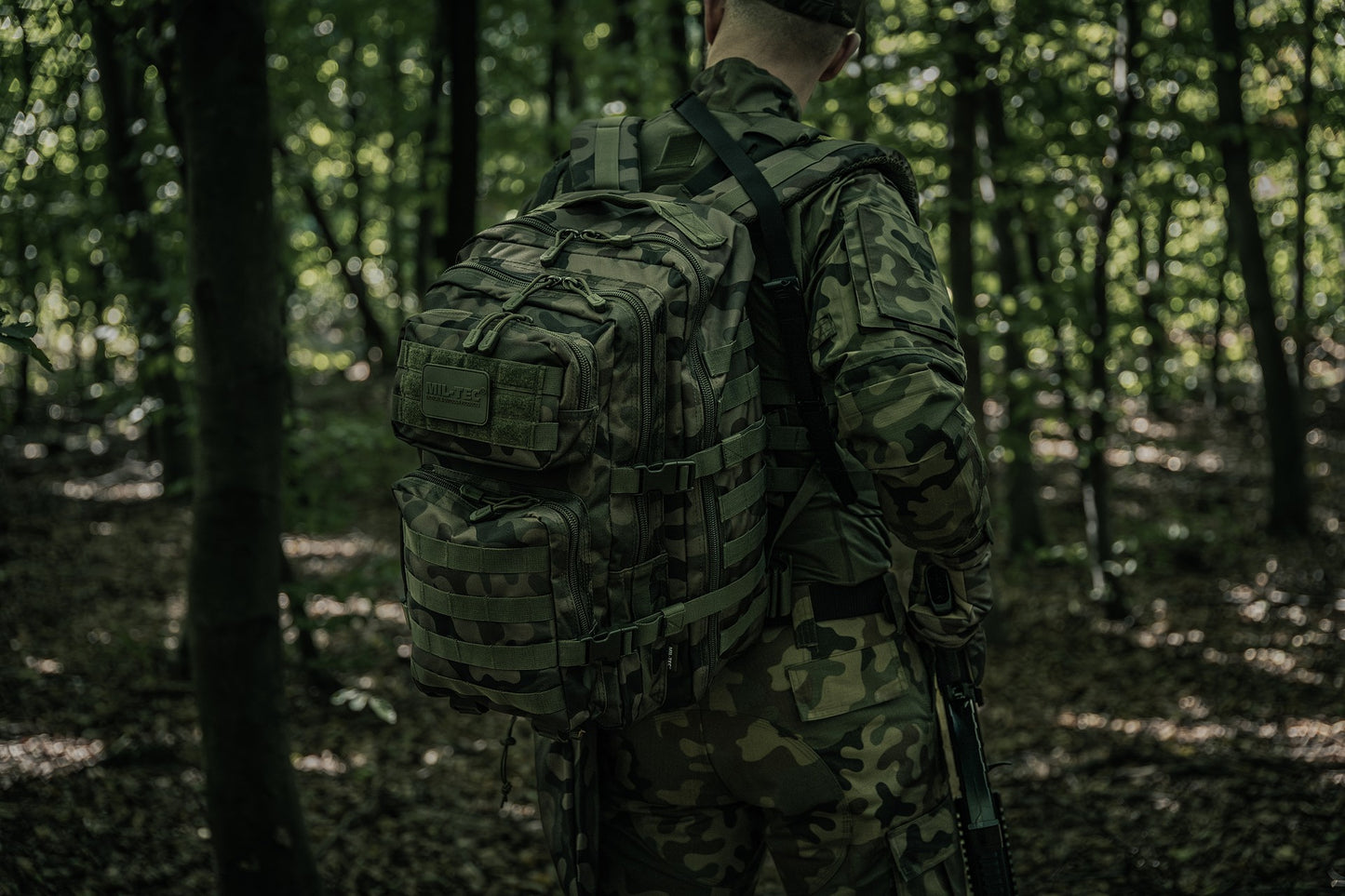 Plecak Mil-Tec Assault Pack Large 36 l - wz.93 Pantera PL Woodland