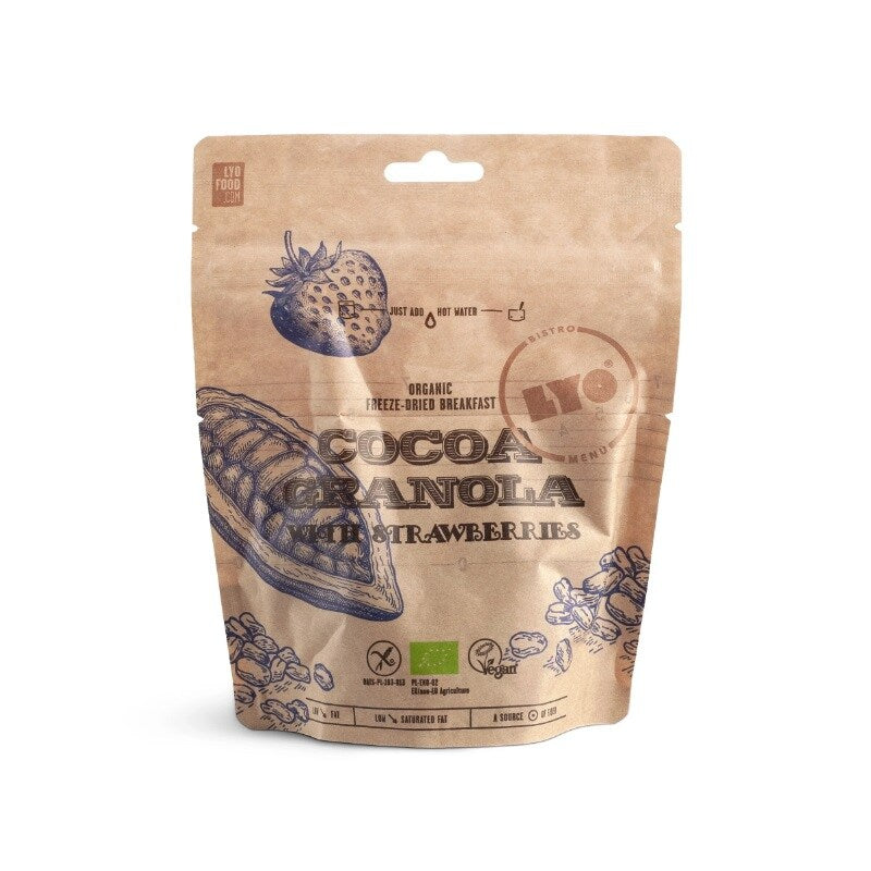 Żywność liofilizowana LYOFOOD Eko Kakaowa granola z truskawkami 85 g