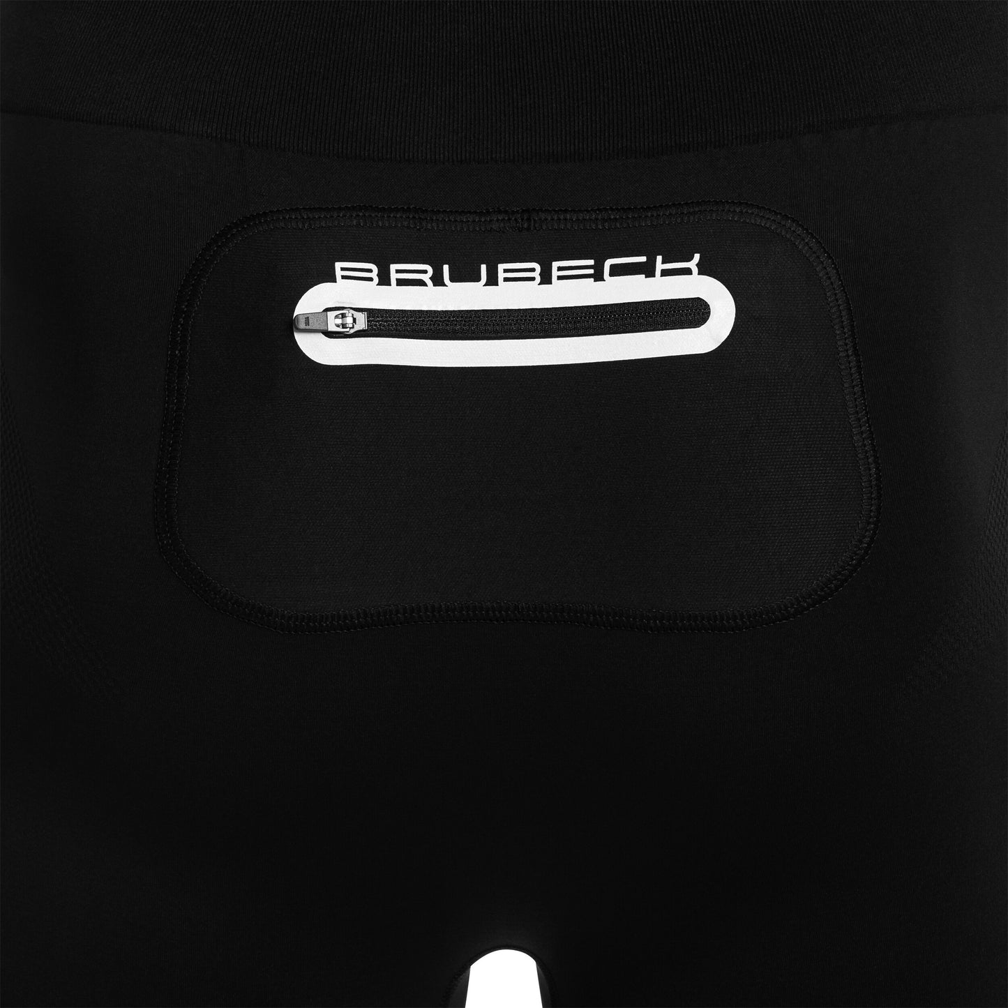 Szorty termoaktywne Brubeck Running Force - Czarne