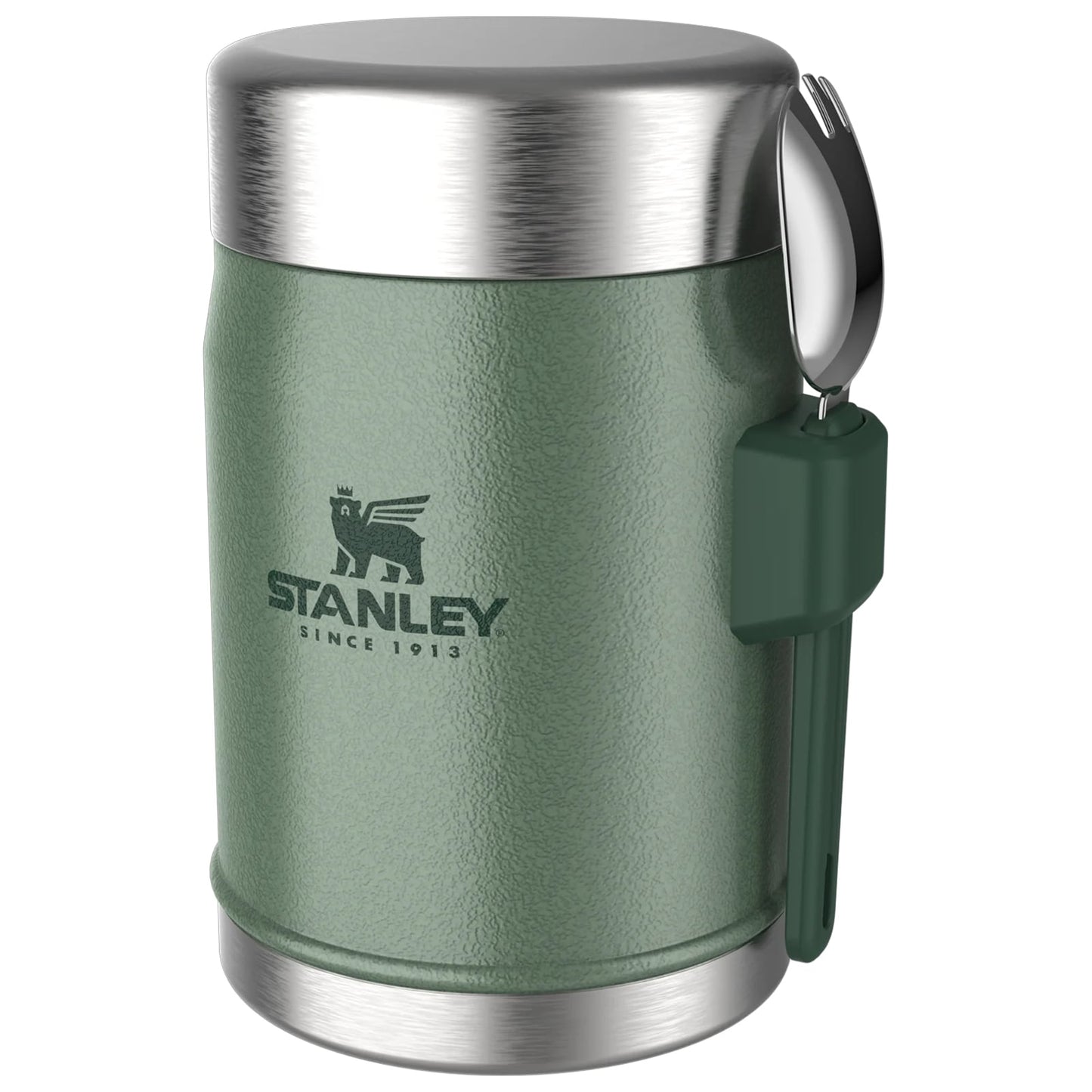 Termos obiadowy Stanley Legendary 400 ml ze sztućcem - Hammertone Green