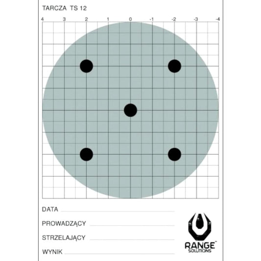 Tarcza strzelecka Range Solutions TS-12 - 100 szt.