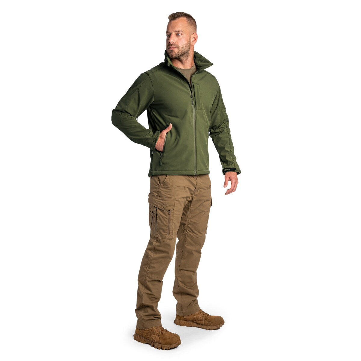 Kurtka Highlander Outdoor Odin Softshell - Olive