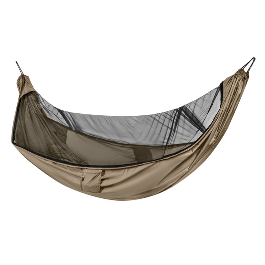 Hamak ultralekki TigerWood Ważka V2 Long Pocket Desert - z moskitierą