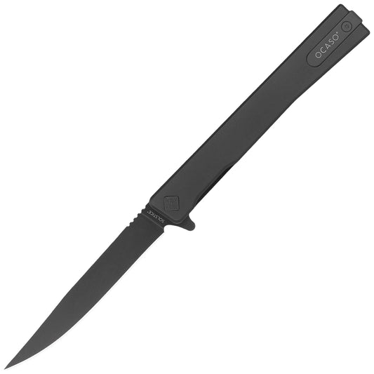 Nóż składany Ocaso Solstice Titanium Straight Blade - Black