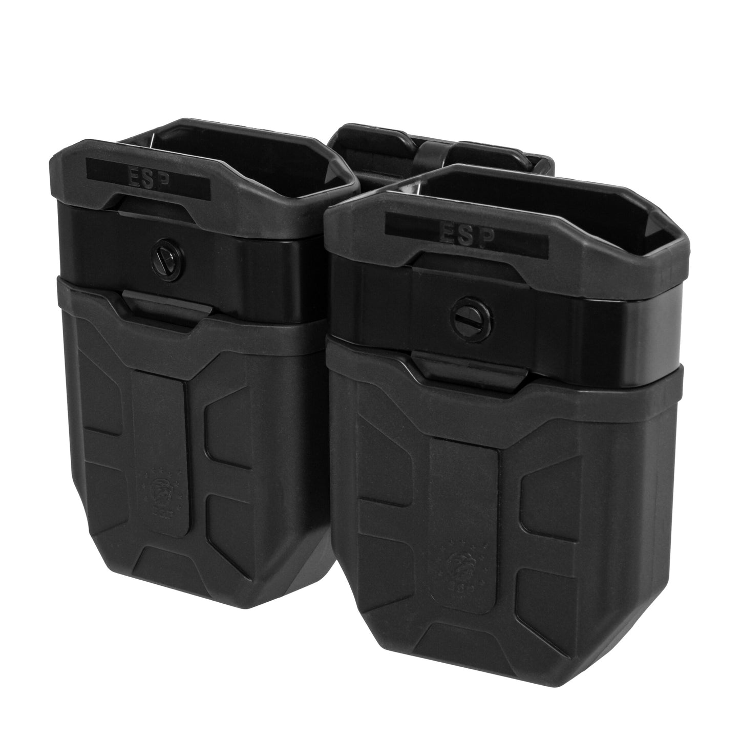 Podwójna ładownica obrotowa ESP z montażem UBC-04-2 na magazynki do AK - Black