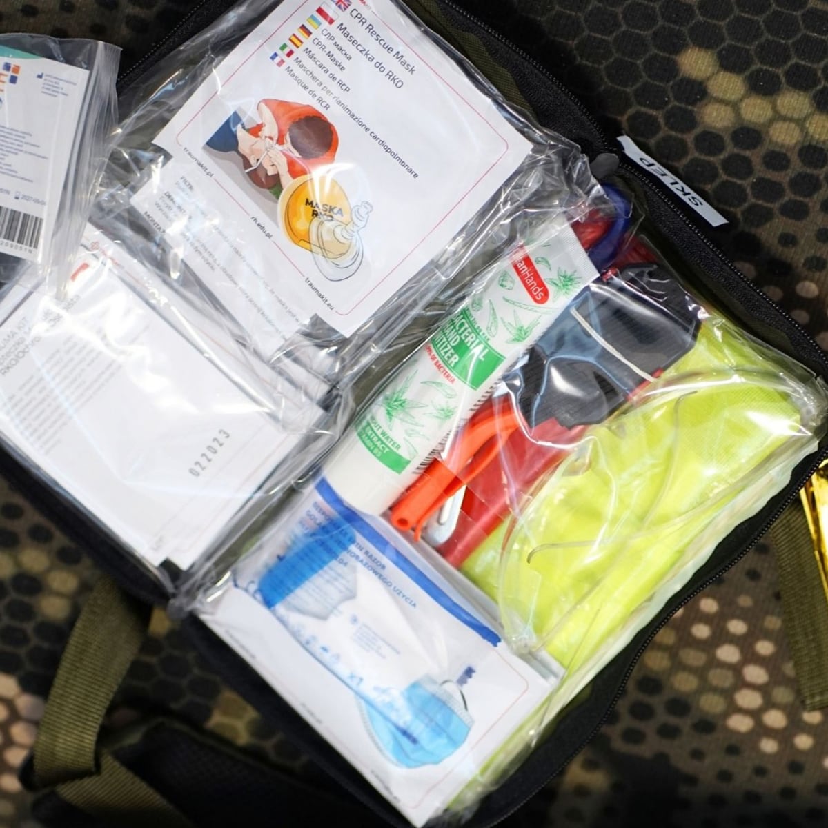 Apteczka modułowa AedMax Trauma Kit A Zielona - RKO/Ochrona osobista