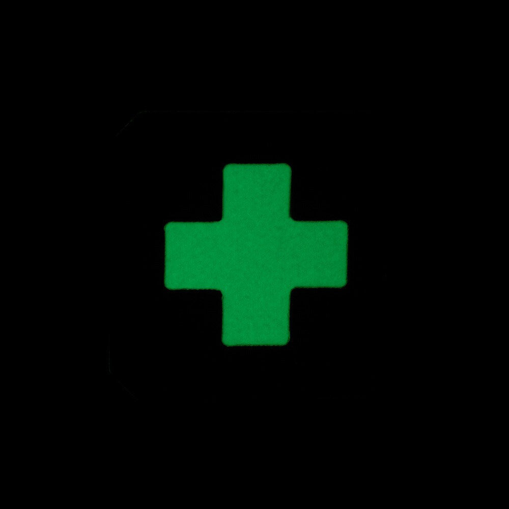 Naszywka medyczna M-Tac Medic Cross Laser Cut fluorescencyjna - Ranger Green/GID