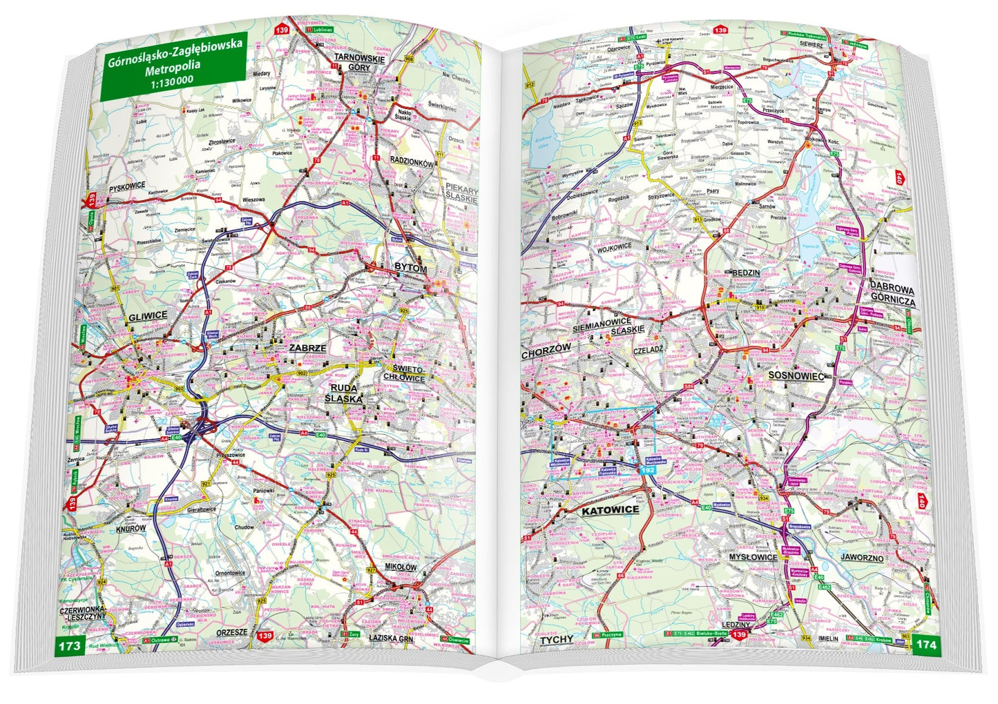 Atlas samochodowy Polski 1:250000